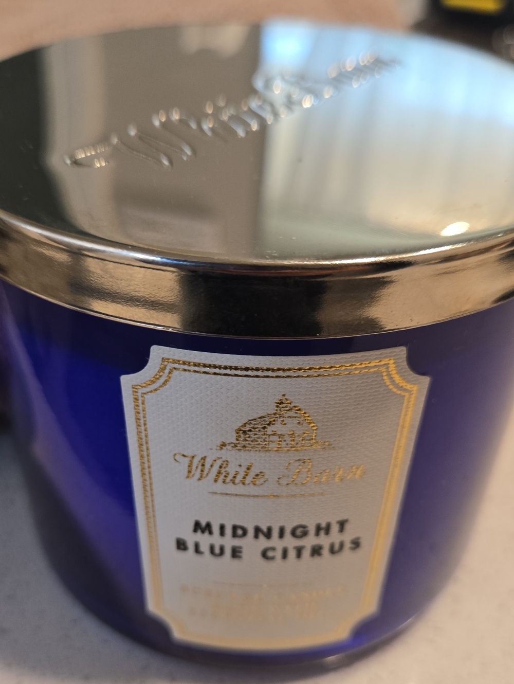 White Barn Midnight Blue Citrus Candle